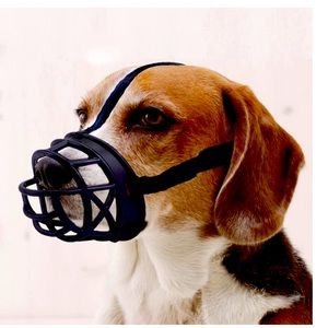 🦋Mayerzon Dog Muzzle, Basket Breathable Silicone, Anti-Bark, Anti-Chewing🆕🚭